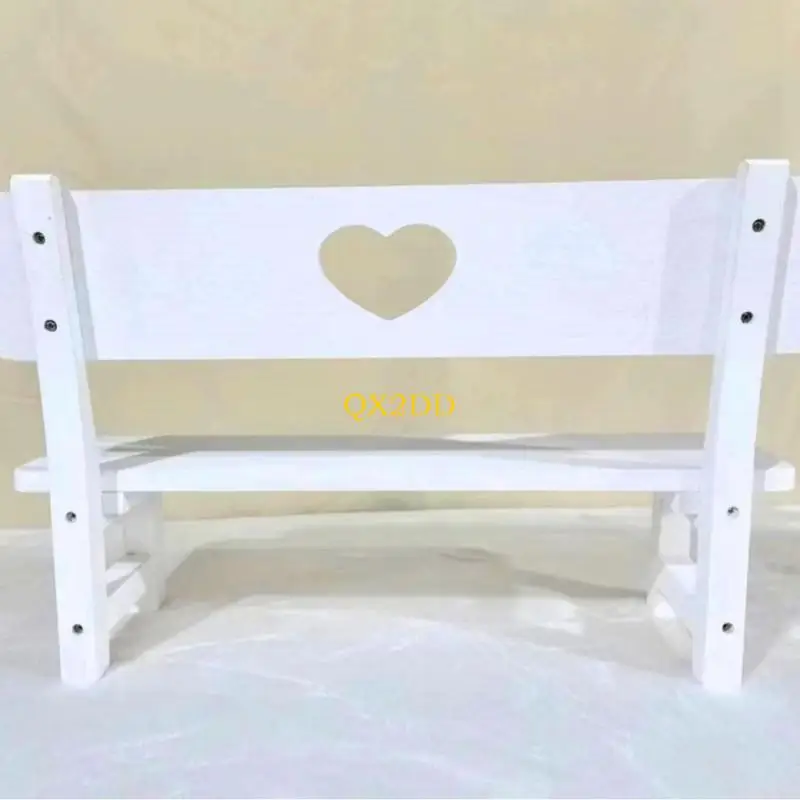 QX2D Banco de madera maciza para fotografía infantil - imagen 2