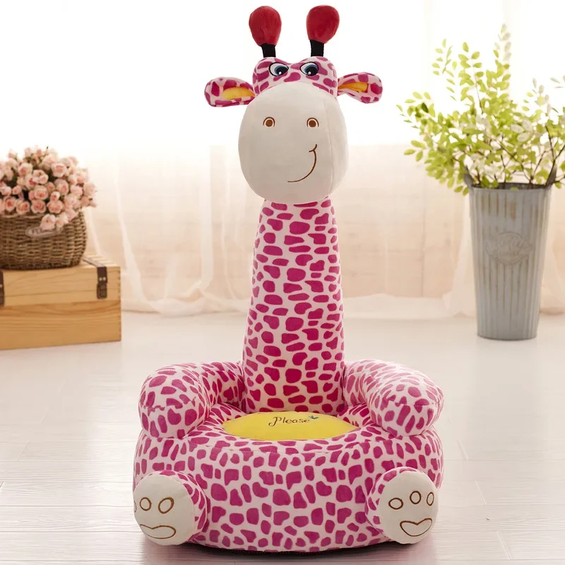 Sofá infantil con forma de jirafa – Sillón acolchado para niños - imagen 5