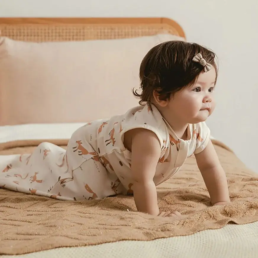 Saco de dormir bebé 0-12 meses – Manta envolvente de algodón para verano - imagen 3