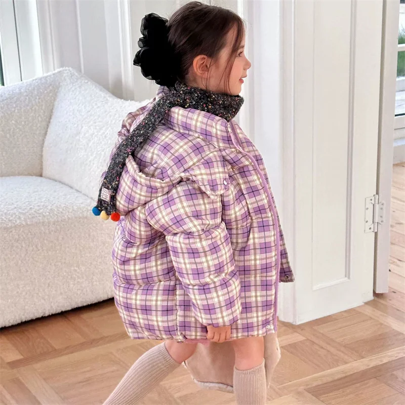Parkas algodón con capucha infantil de niña otoño invierno - imagen 4