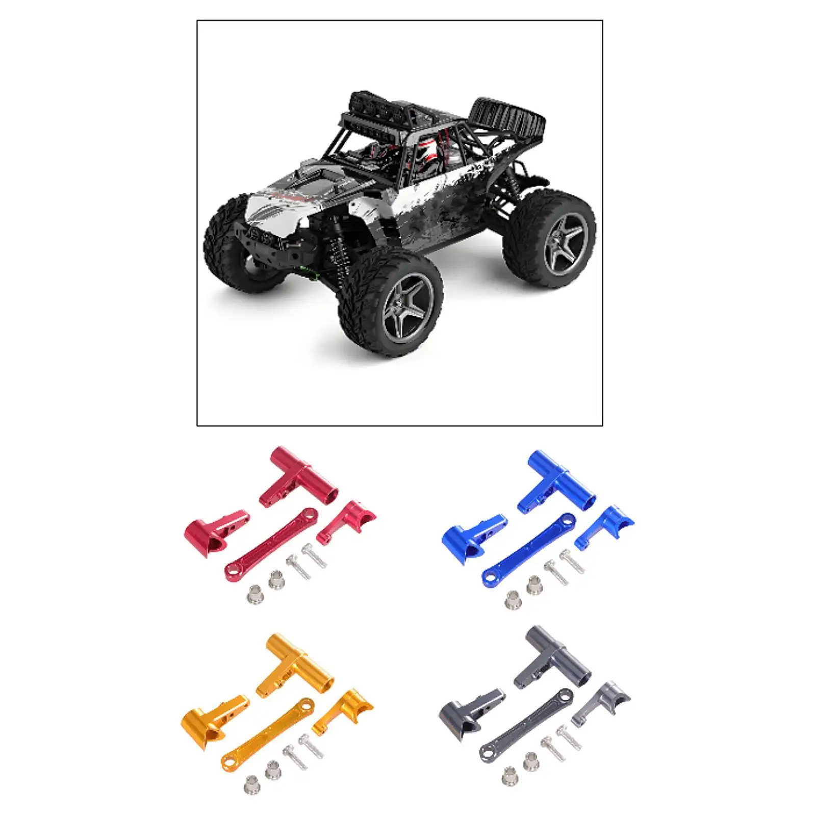 RC Car Steering Assembly RC Toy Accessories for Wltoys 104016 1/12 12401