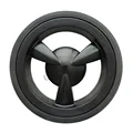 1 black whole wheel