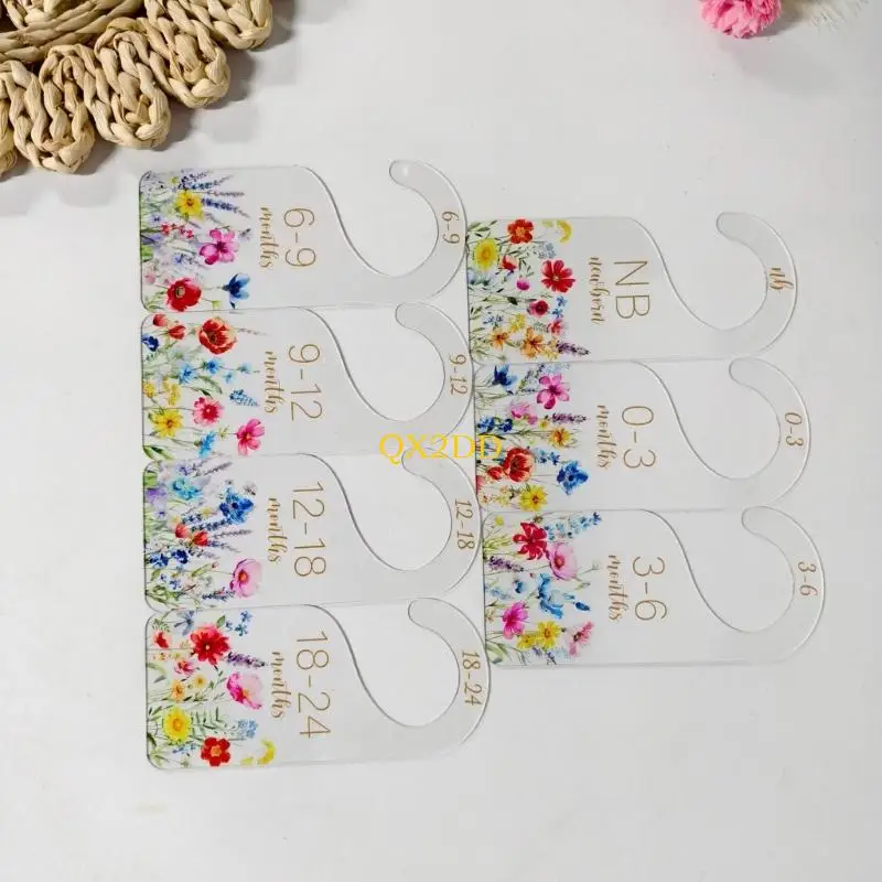 QX2D Marcadores Escenario Transparentes 7 Piezas para recién Nacidos Accesorios estables para disparar fotografías - imagen 2