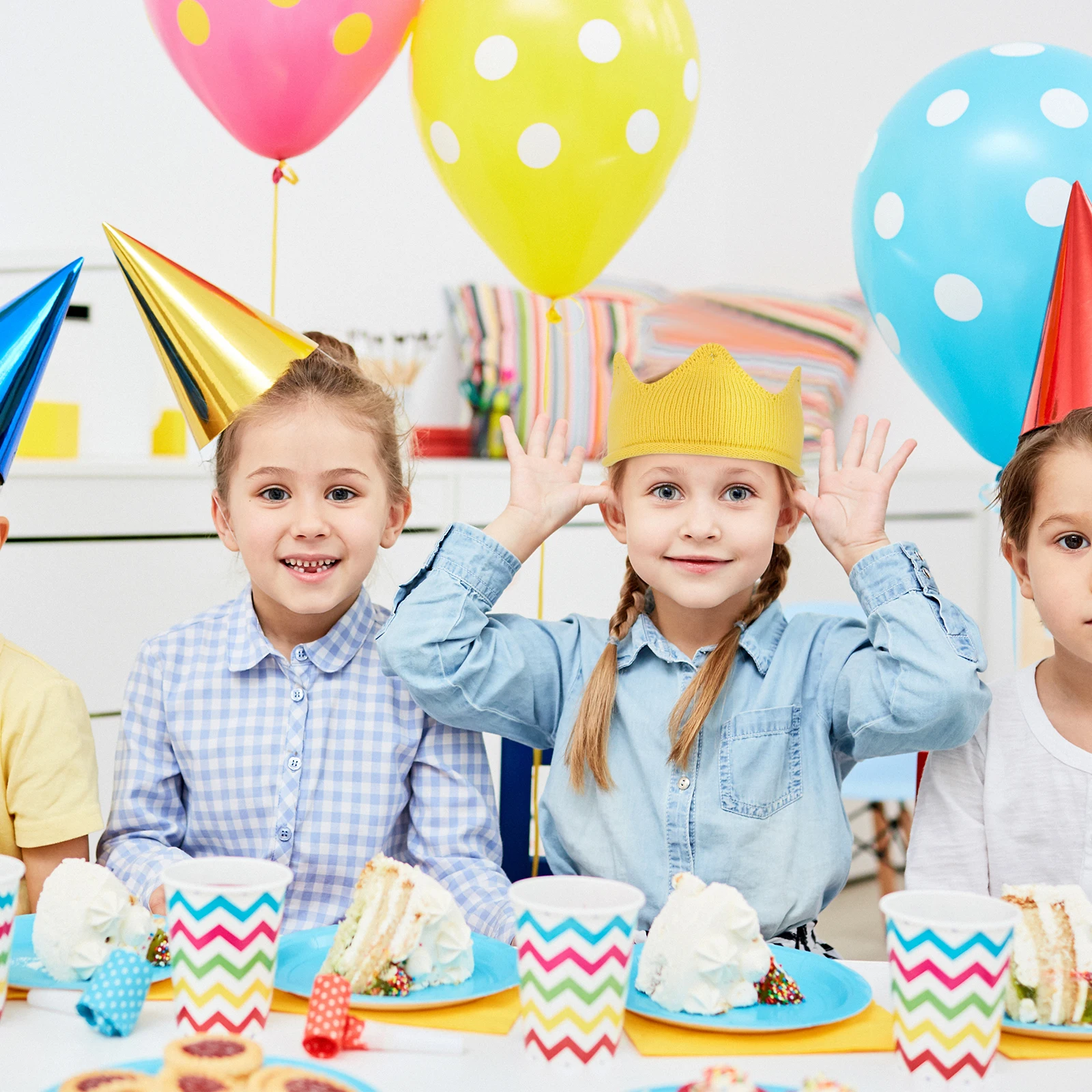 Knit For Stretchy Thick Warm Crown Hat Kids Toddler Winter Party Gift Crown Knitted Hat Baby Knit - imagen 2