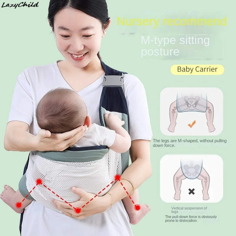 Portabebés ergonómico transpirable de cintura – Cómodo todo el año - imagen 2