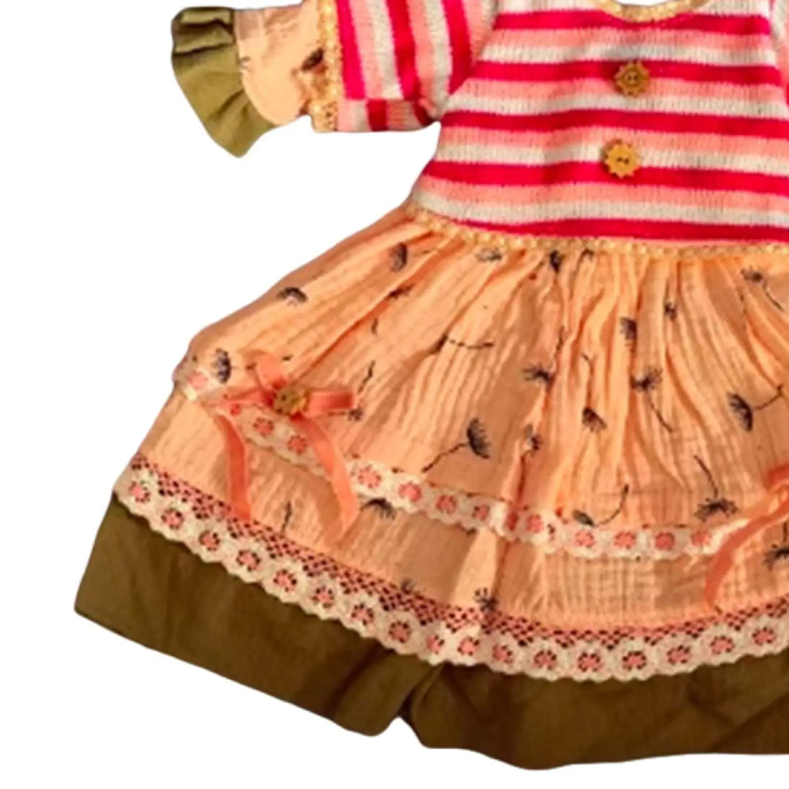 1/3 Girls Doll Dress DIY Doll Toy for Kids Birthday Gift Pendant Doll Cute Coordination Doll Clothes Outifit for 60cm-65cm Doll