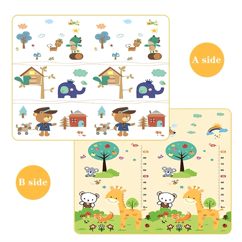 Alfombra juego niños – Esterilla gruesa 180x120cm seguridad - imagen 4