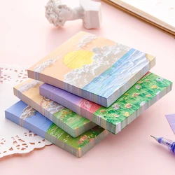 Pack 80 pegatinas escolares paisaje estilo japonés para niños