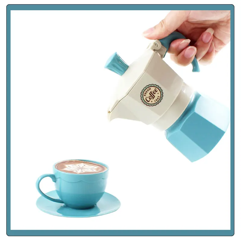 blue coffee