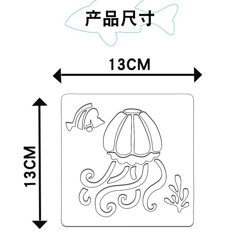 Plantillas para pintar paredes Shell Marine – Manualidades infantiles - imagen 5