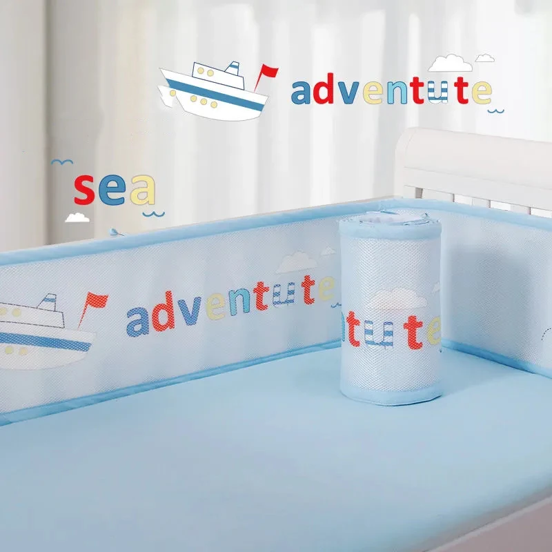 Ropa de cama de una pieza para bebé, malla 3D, transpirable, anticolisión, para recién nacido