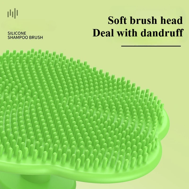 Cepillo de baño para bebé, cepillo para cuna de bebé, cepillo de masaje de silicona, depuradores de silicona, cepillo exfoliante, depurador de piel, esencial para bebé - imagen 4