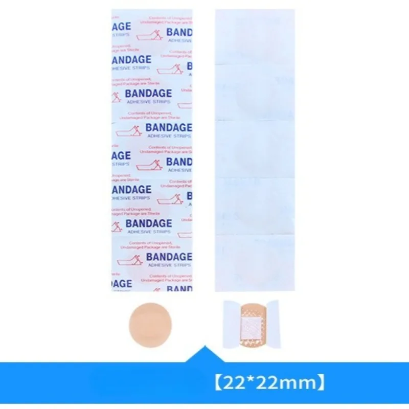 50 unids/set PE tirita para primeros auxilios tiras de yeso vendaje para heridas cinta adhesiva impermeable vendajes - imagen 5