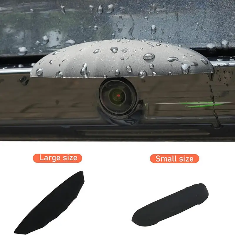 Protector contra la lluvia para cámara trasera de automóvil, Protector de protección impermeable, accesorios para coche, cubierta para la lluvia para cámara trasera de coche