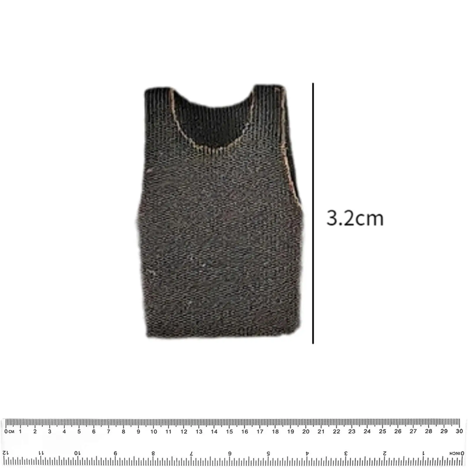 Fashion 1/18 Vest Dress up Accs Handmade Doll Clothes Miniature Clothing Garment for 3.75 inch Female Figures Doll Model
