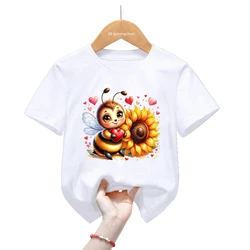 Camiseta verano niño con print abeja – Cómoda y divertida