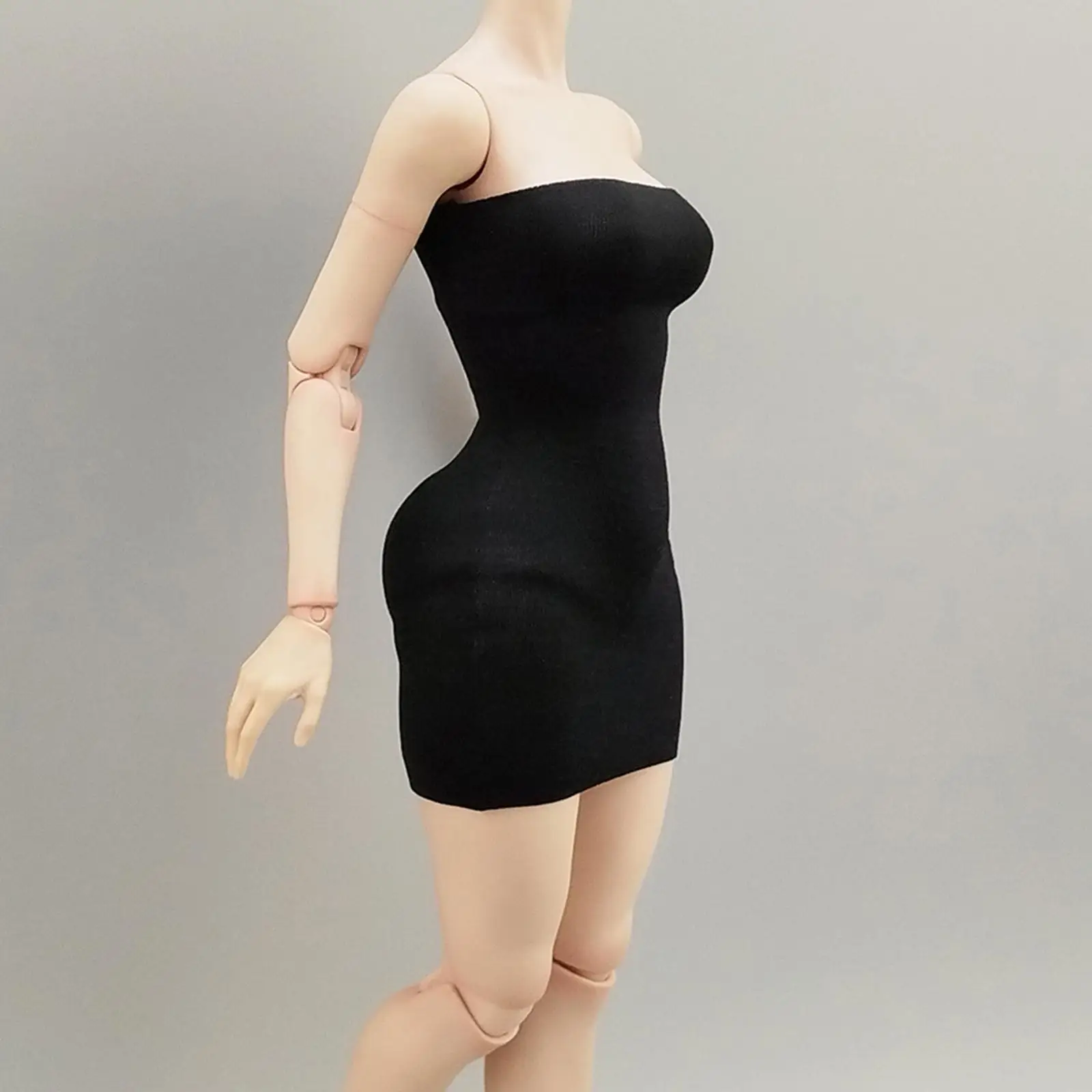 1/6 Scale Female Backless Dress Stylish Fashion for 12 Inches Action Figure Body Strapped Design Sleeveless Female Doll Costume