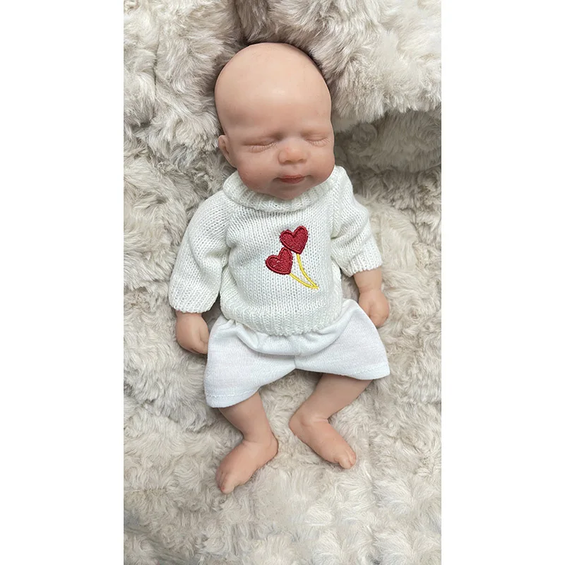 10 ''silicona de platino sólida completa de alta calidad hecha a mano Reborn Pascale súper suave Flexible elástico regalo de Navidad para niños - imagen 2