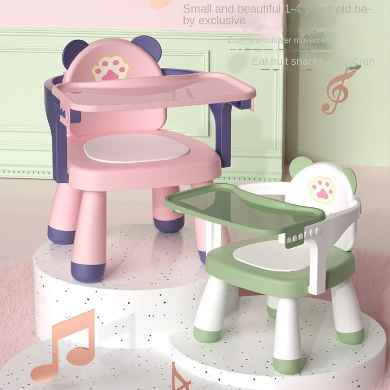 LazyChild Silla reclinable de plástico para bebé – Trona de alimentación infantil - imagen 5