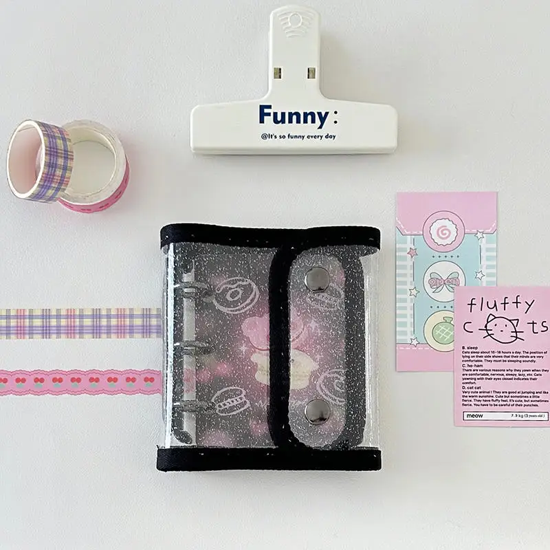 Carpeta con soporte para sesión fotográfica, álbum de fotos de ídolo Kpop, tarjetas fotográficas, álbum de libros para fotografías, papelería Kawaii - imagen 4