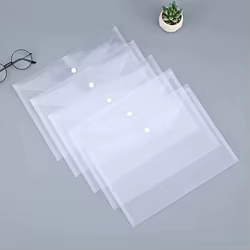 ZYF Carpetas transparentes A4 – Bolsas de documentos impermeables