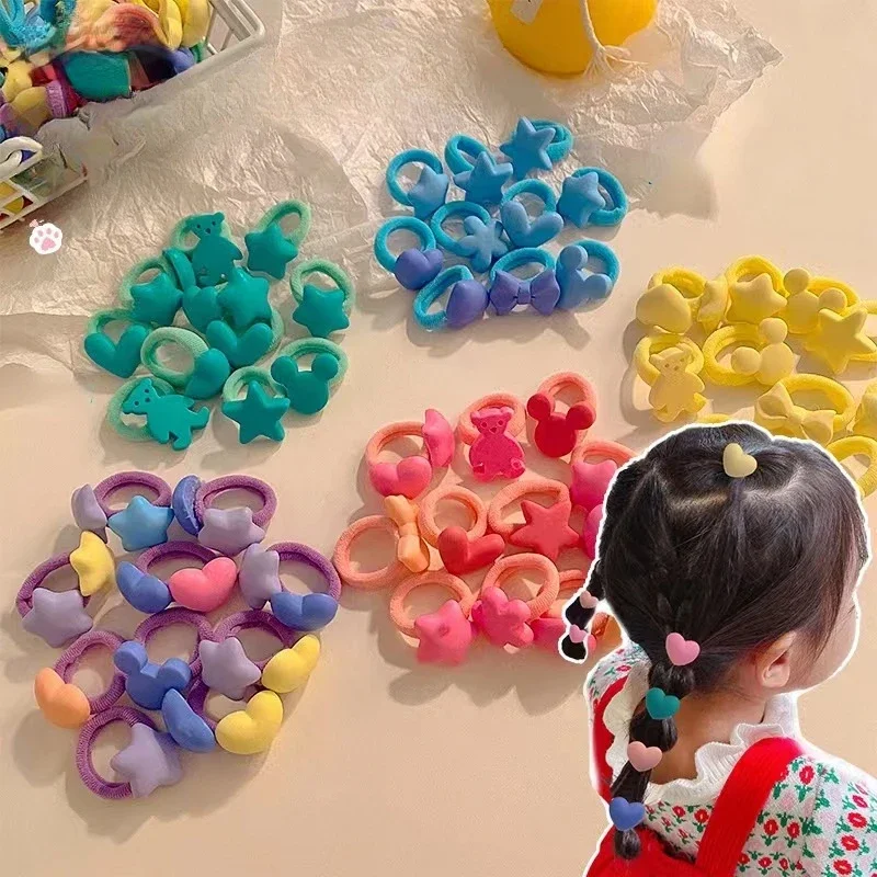 Bandas elásticas para el pelo para niña y bebé, accesorios para el cabello, 10 unidades