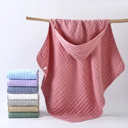 Toalla con capucha de algodón suave para bebé – Absorbente y cómoda