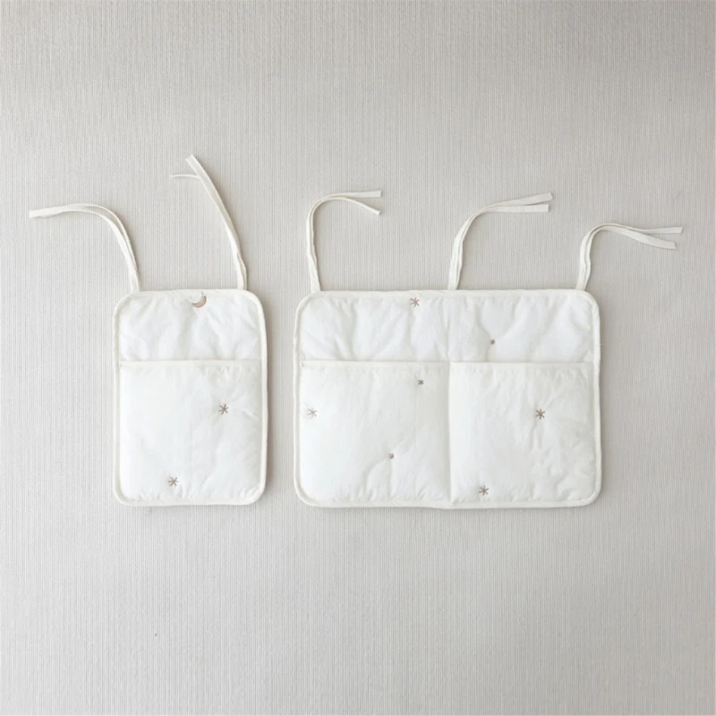 Práctica bolsa colgante para cama bebé, organizador colgante versátil para cama bebé, bolsa almacenamiento para guardar - imagen 4