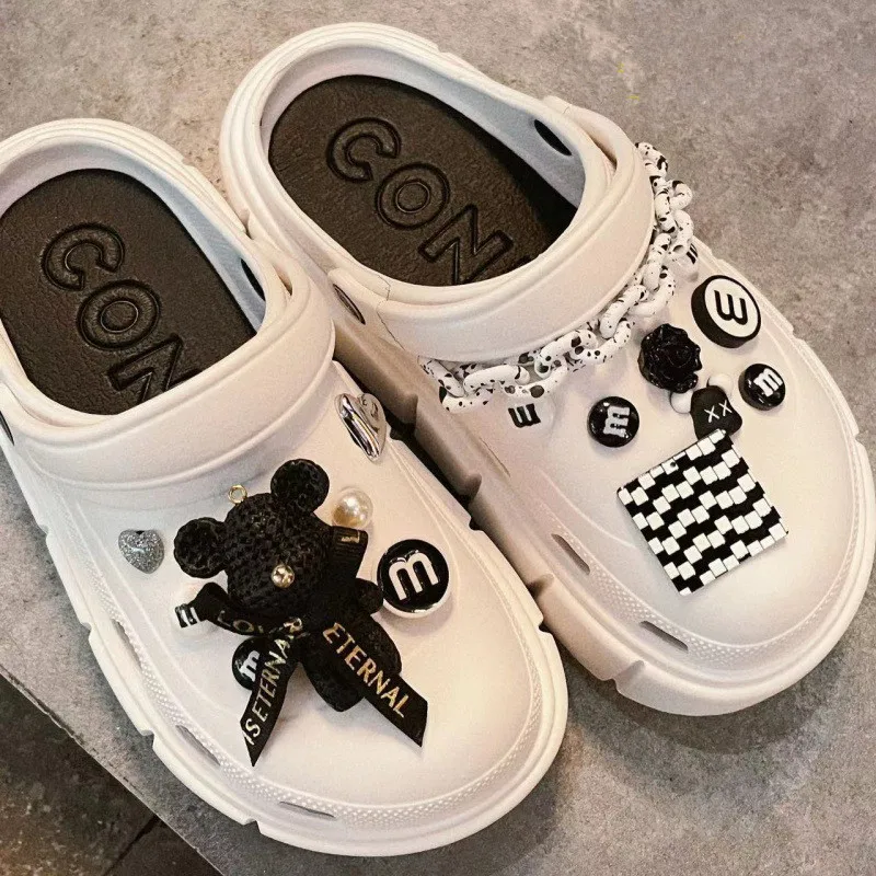 Dijes de diamantes de imitación brillantes para zapatos, accesorios de cadena para zapatillas, zuecos, 14 piezas - imagen 4