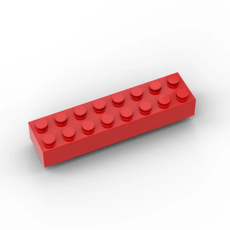 100 Uds piezas MOC 3007 93888 ladrillo 2x8 ladrillos compatibles DIY ensamblar bloques de construcción partícula chico rompecabezas cerebro juguete para regalo - imagen 3