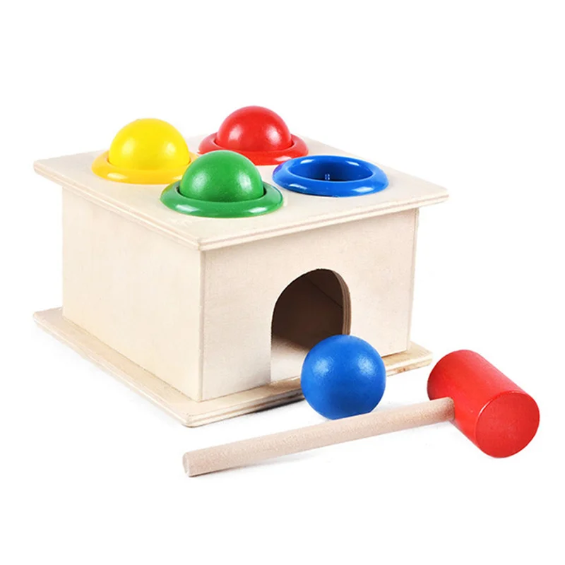 Juego martillar Montessori madera para niños – Rompecabezas golpes - imagen 5