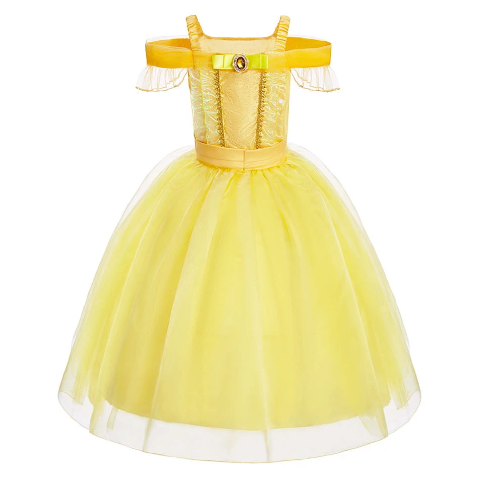 Vestido de princesa Blancanieves con algodón para niña - imagen 2