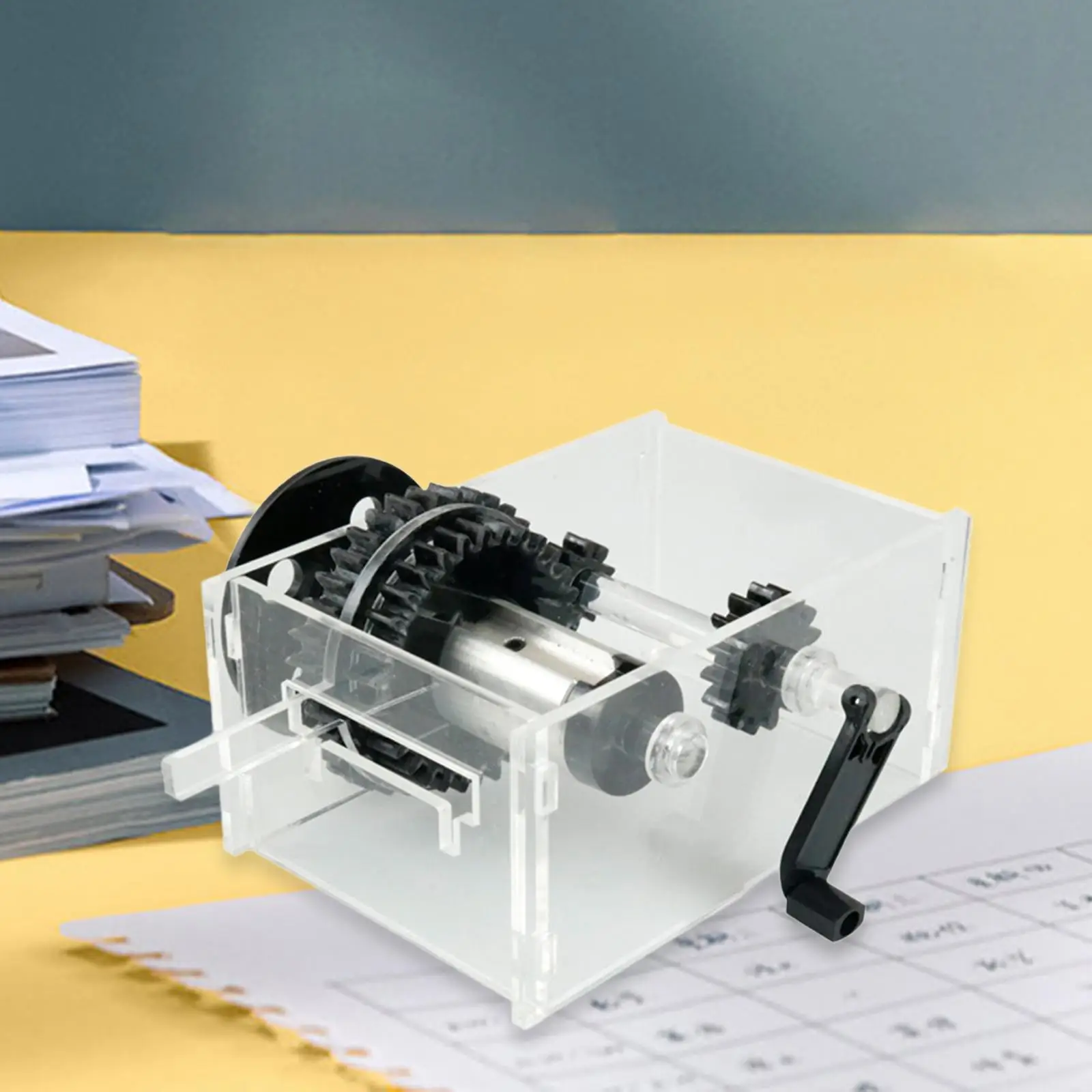 Lathe Transmission Model Developing Intelligent Teens Experimental Kids Educational Toy DIY Education Toy Transmission Gear Kits