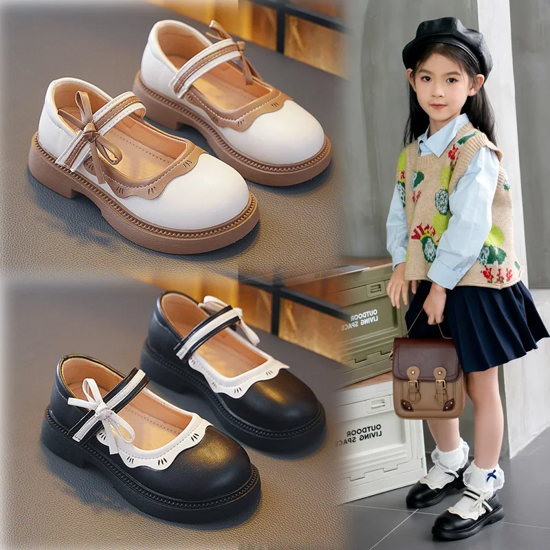 Zapatos princesa planos para niña – Estilo británicoInvierno - imagen 2