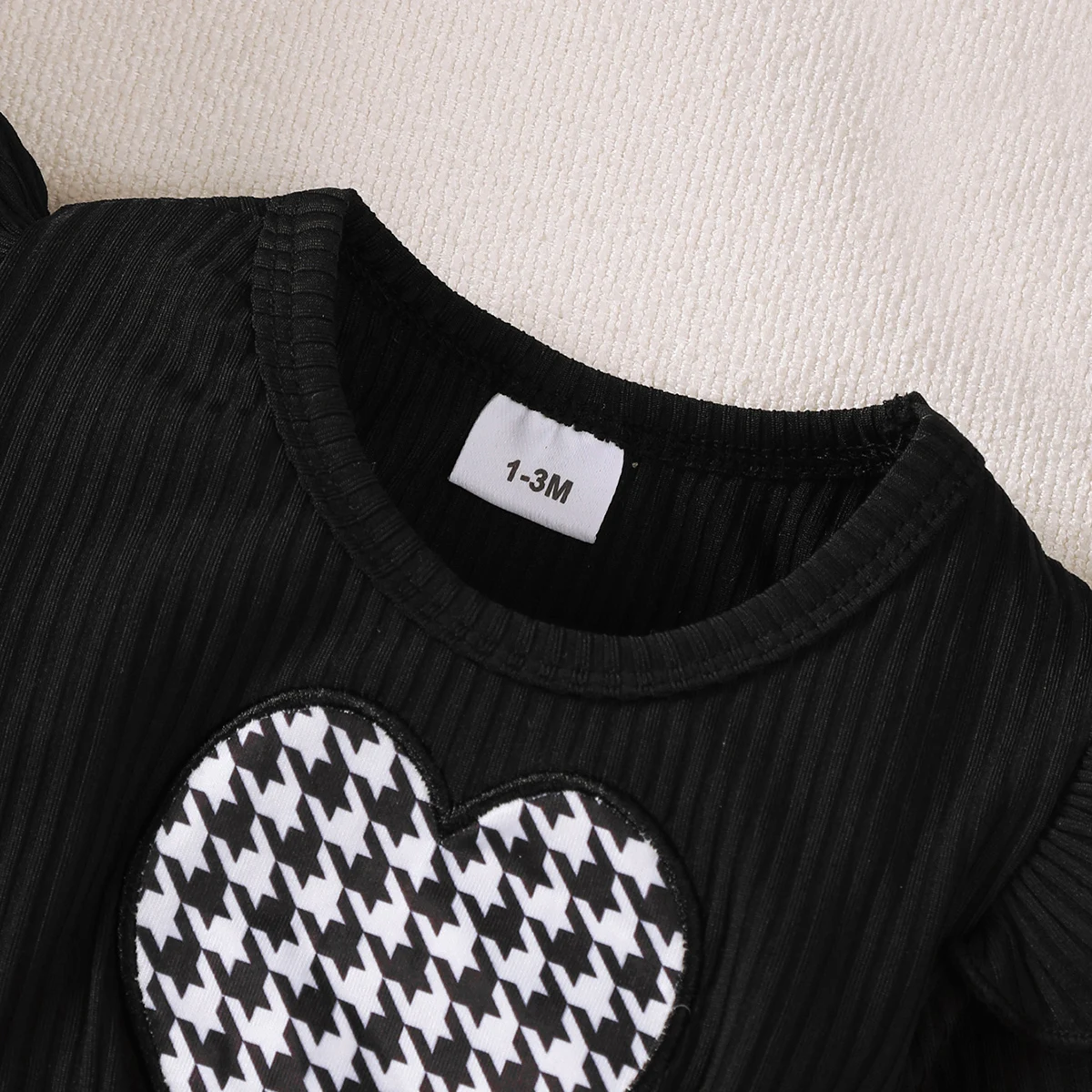 Pelele para bebé recién nacido de 1 a 18 meses, mono de manga larga a cuadros a la moda para bebé, mono de otoño con sombrero bonito, conjunto de 2 uds. - imagen 2