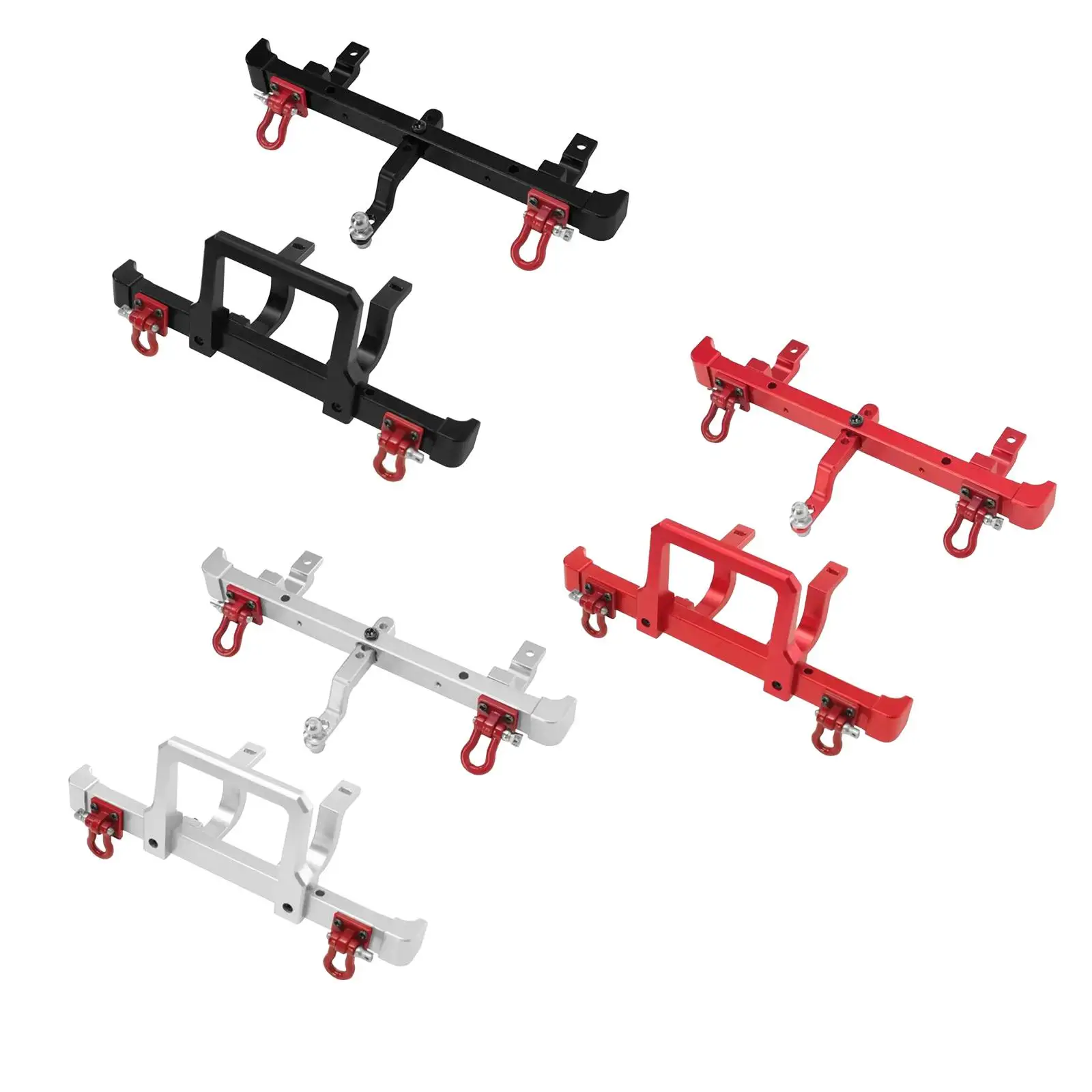 Piezas de mejora de parachoques trasero delantero RC a escala 1:12, repuesto resistente para modelo de coche MN82 RC - imagen 3