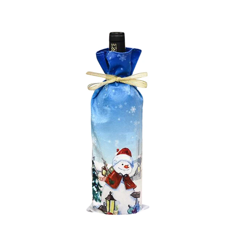 Dark blue snowman