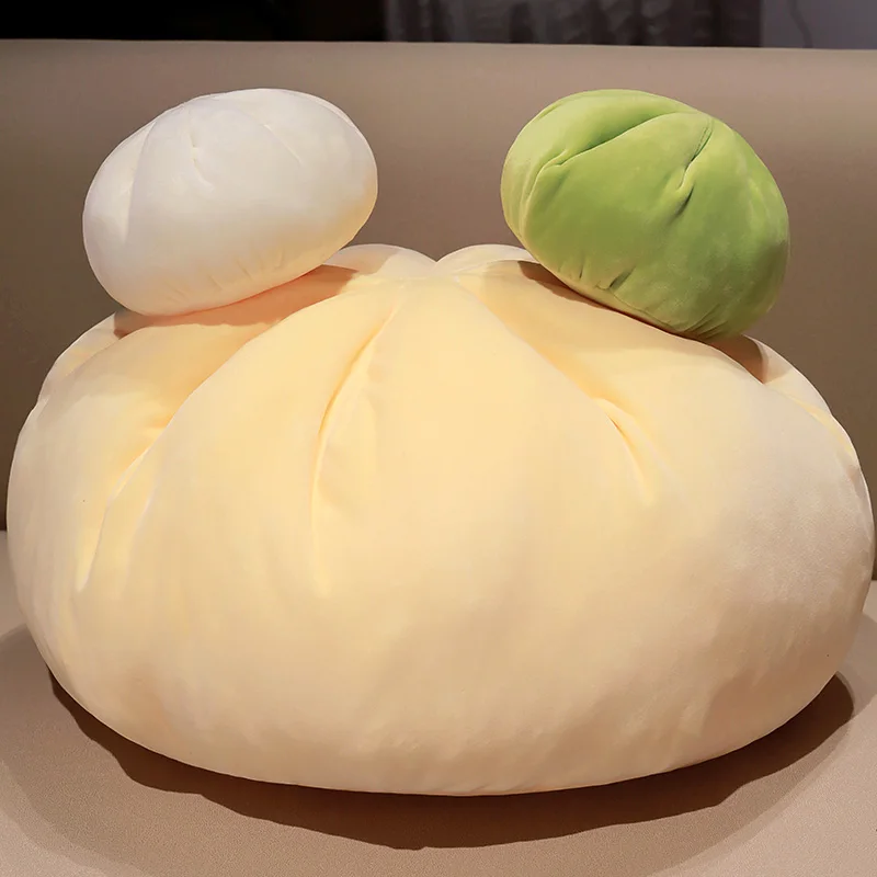 Cojín de peluche con moño – Decoración suave infantil - imagen 4