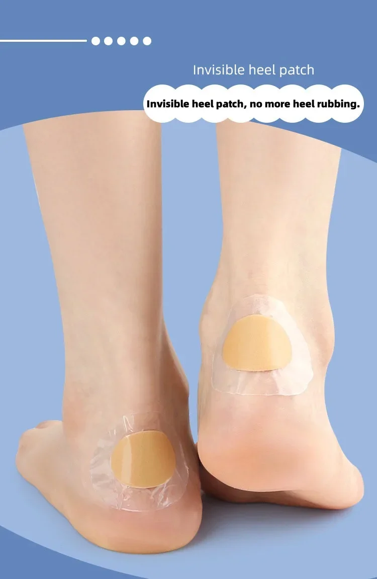 Pegatinas para zapatos, revestimientos, pegatinas de silicona de tacón alto, 10 Uds., pegatinas para aliviar el dolor, almohadillas de cojín hidrocoloide adhesivas para el cuidado de los pies - imagen 5
