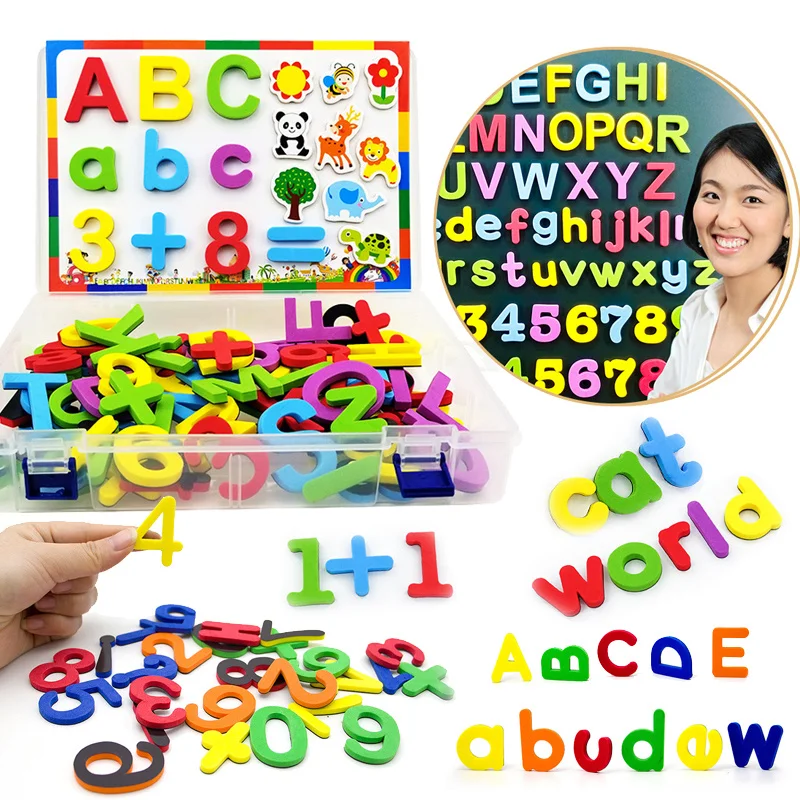 Letras magnéticas alfabeto EVA niños 24-76 pcs YunDuo BaBy - imagen 5