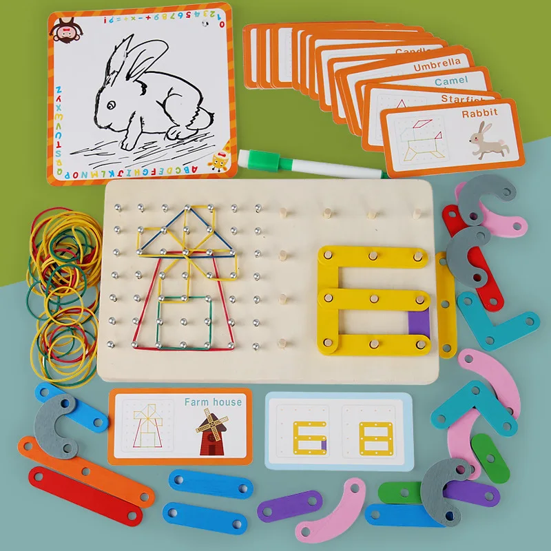 Juguete Montessori multifuncional:rompecabezas y clasificador de colores - imagen 5