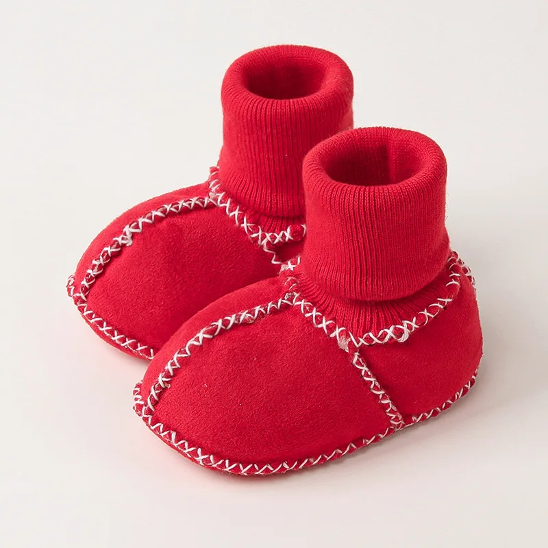 Botines de piel para bebé – Primeros caminantes suaves y cálidos - imagen 5