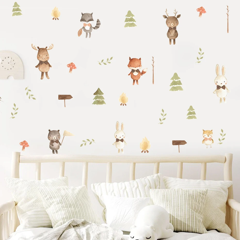 Vinilo decorativo infantil de ciervo – Pegatina mural guardería - imagen 3
