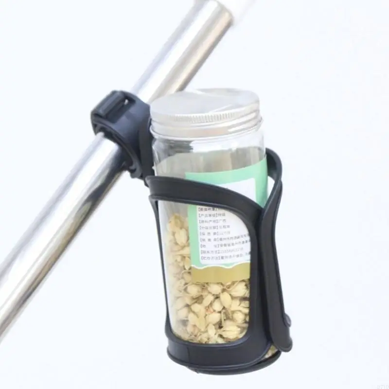 D7YD cochecitos bebé organizador botellas bebidas estante para tazas diseño antideslizante fácil instalación - imagen 4