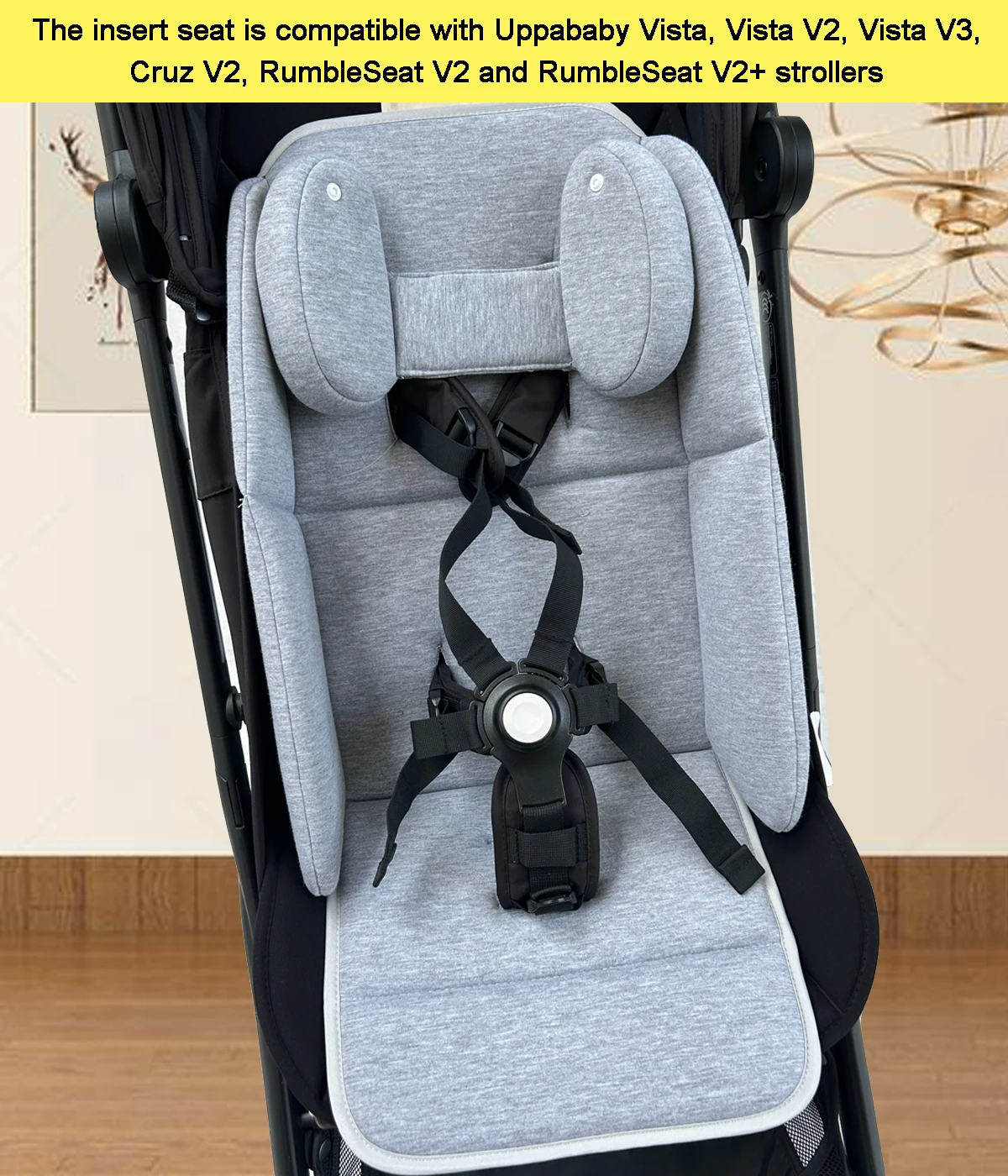 Uppababy Funda de asiento acolchada para cochecito Vista y Cruz - imagen 3