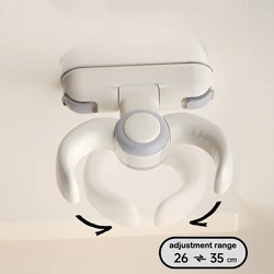 Soporte ergonómico para bañera bebé con ventosas y asas suaves