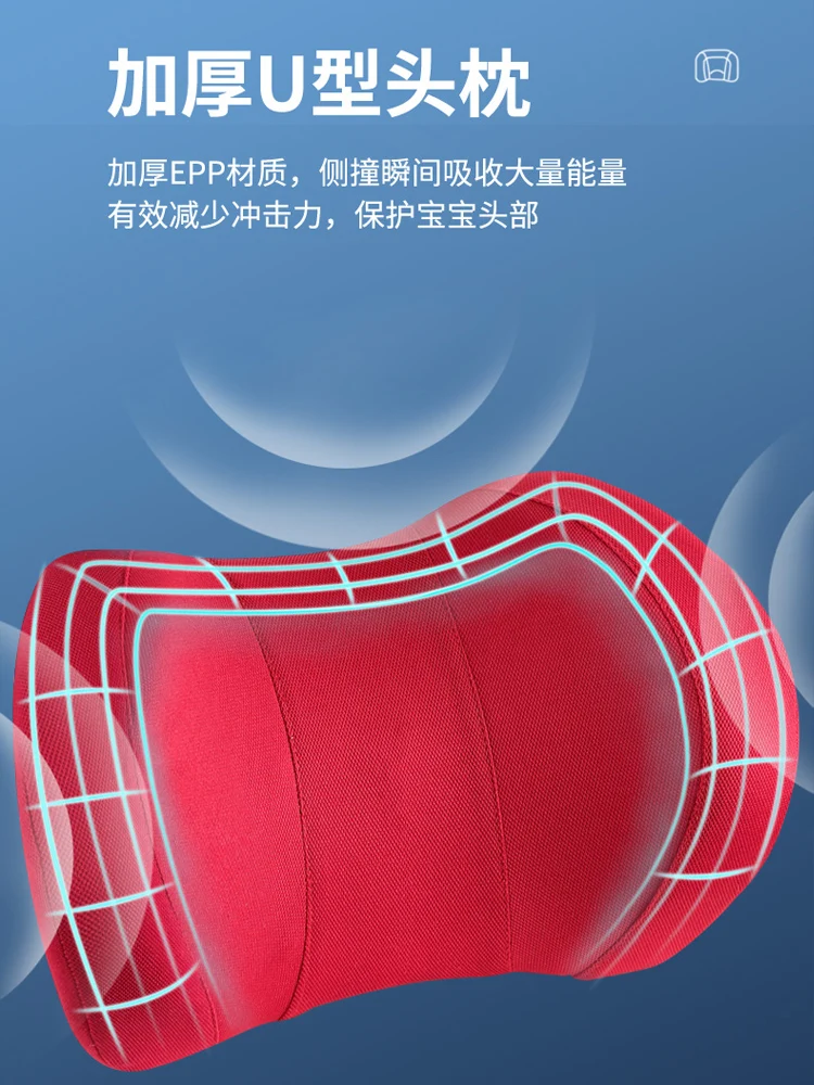 Asiento de seguridad para niños, almohadilla para aumentar la altura, para uso en coche, para niños de 3 a 12 años, cojín de asiento portátil y Simple ISOFIX - imagen 5