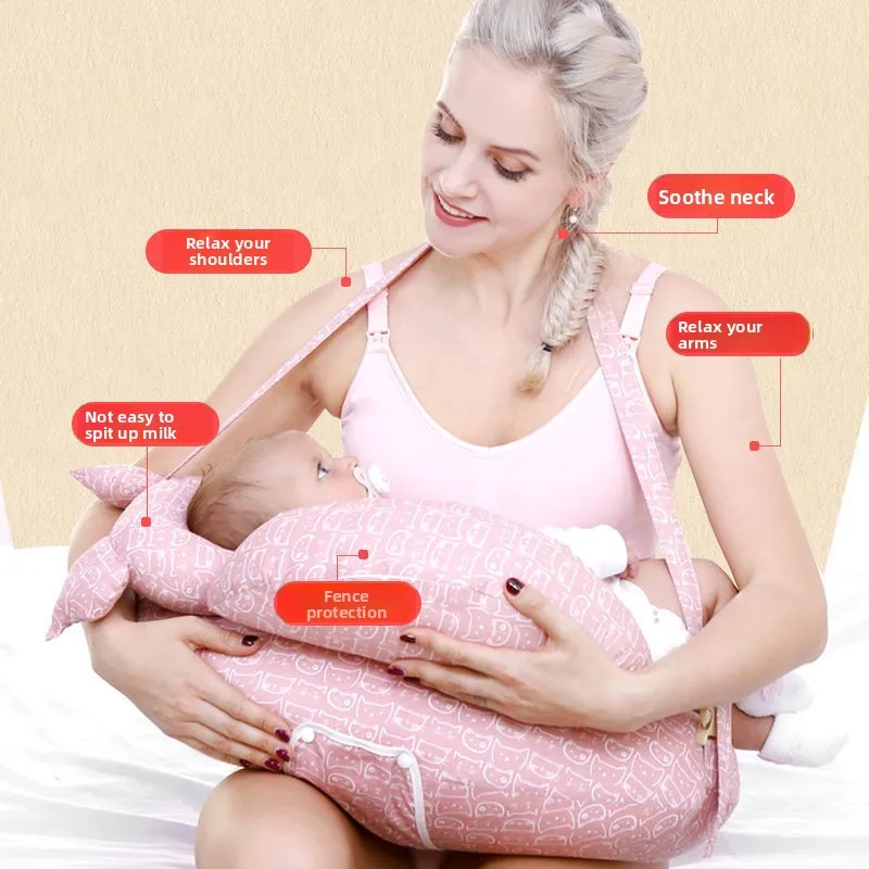 Almohada de lactancia con soporte lumbar y funda lavable - imagen 4