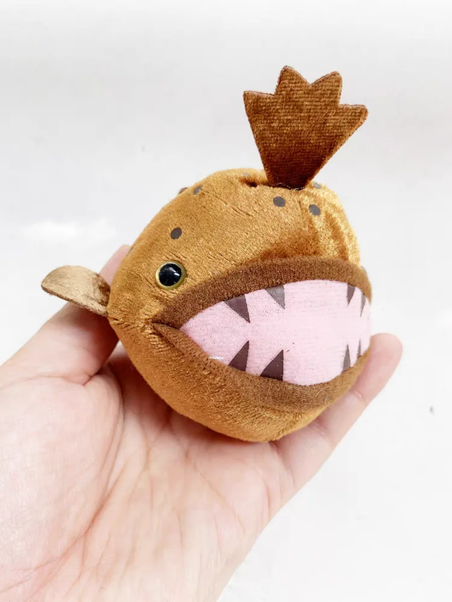 Peluche marino de ballena tiburón y calamar con ojos redondos - imagen 3