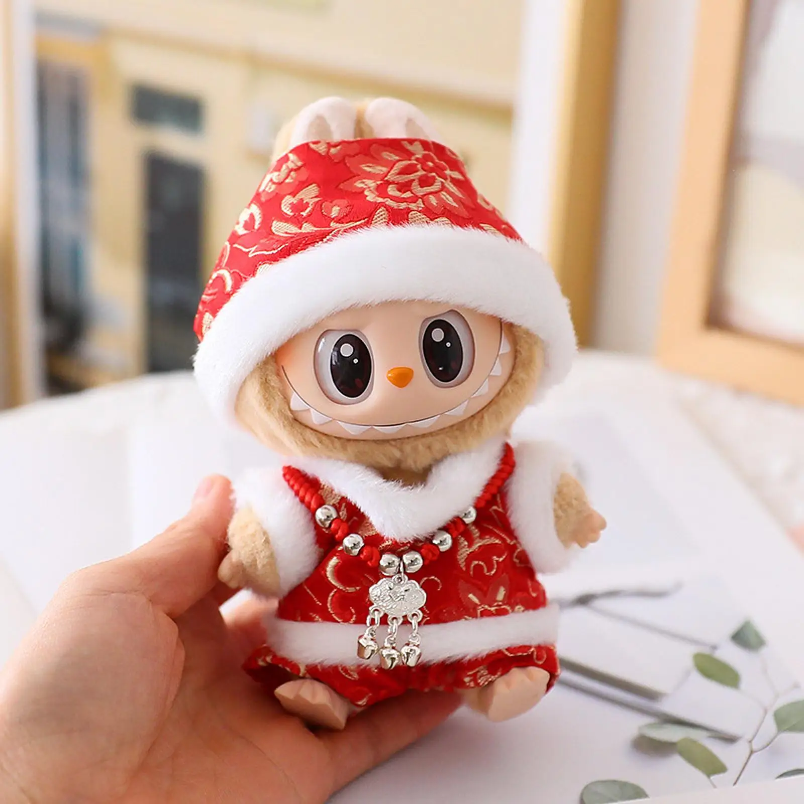 Doll Clothing Set for 15cm Doll with Detachable Accessories and Decorative Elements Doll Clothing Set for 15cm Doll with Detachable Accessories and Decorative Elements